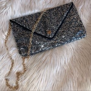 ✨ Glitter envelope clutch/crossbody